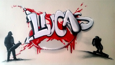 "Lucas" Graffiti "Lucas" Graffiti