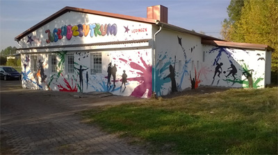 "Klecks" Fassadengestaltung "Klecks" Fassadengestaltung