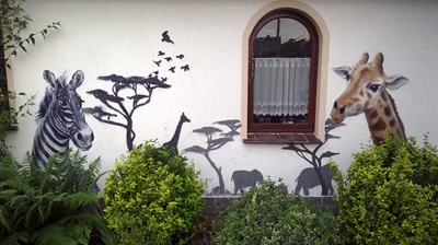"Savanne" Wandgestaltung "Savanne" Wandgestaltung