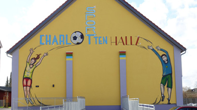 "Charlotten-Halle" Fassadengestaltung "Charlotten-Halle" Fassadengestaltung