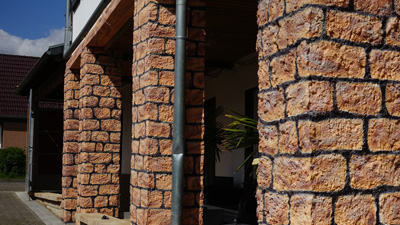 "Stein auf Stein" Fassadengestaltung "Stein auf Stein" Fassadengestaltung