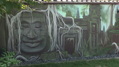 "bewachsen" Fassadengestaltung Garage "bewachsen" Fassadengestaltung Garage