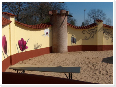 "Bl&uuml;ten-mehr" Wandgestaltung (Teil 03)