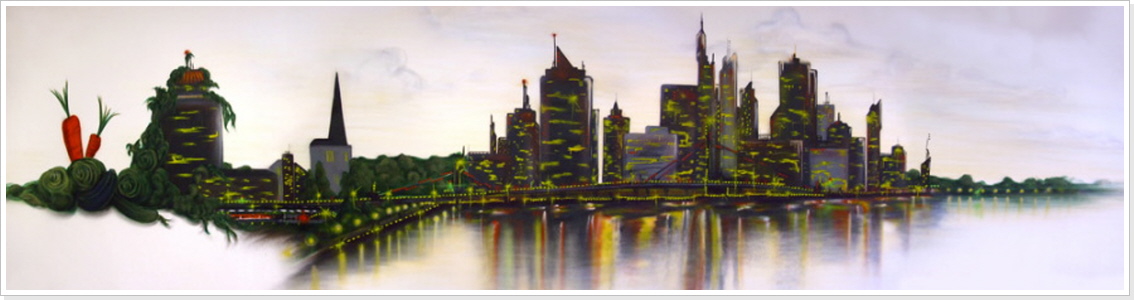 "City-Gemüse" Wandgestaltung (innen) "City-Gemüse" Wandgestaltung (innen)