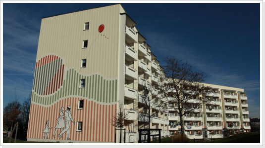 "Ballon" KoWo Erfurt "Ballon" Fassadengestaltung (Teil 01)