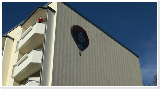 "Ballon" KoWo Erfurt "Ballon" Fassadengestaltung (Teil 02)
