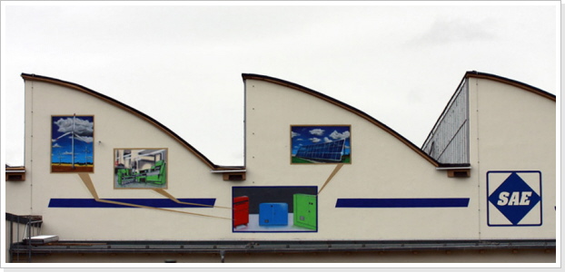 "SAE Technik 02" Schaltanlagenbau Erfurt "SAE Technik 02" Fassadengestaltung
