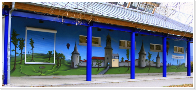 "Stadtmauer" ASB Sömmerda "Stadtmauer" Wandgestaltung