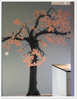 "Kirsche in der Küche" Wandgestaltung "Kirsche in der Küche" Wandgestaltung