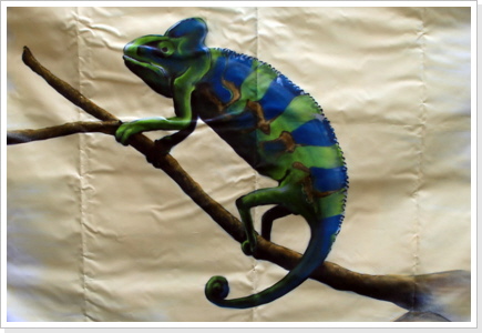 "Chamäleon" Bürgerbeirat Ilversgehofen Erfurt "Chamäleon" Gestaltung Plane