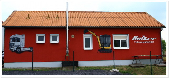 "Nutz-Fahrzeuge" Hölzer Fahrzeughandel "Nutz-Fahrzeuge" Wandgestaltung