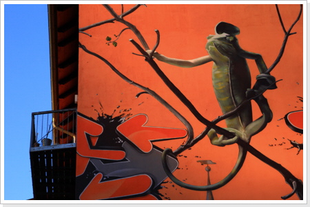 "Chamäleon II" Wandgestaltung "Chamäleon II" Wandgestaltung